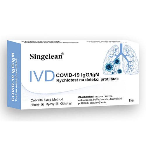 Test na protilátky - Singclean COVID-19 Rapid IgG/IgM